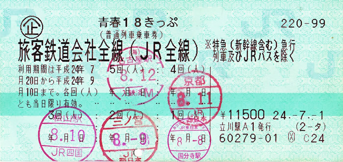 青春18きっぷ