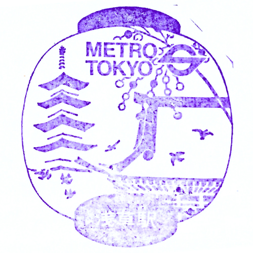 浅草駅スタンプ