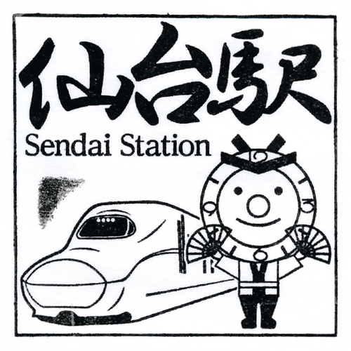 仙台駅スタンプ